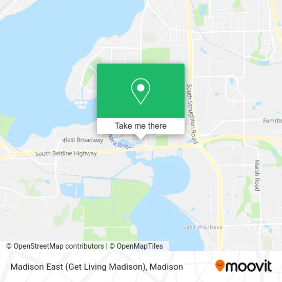 Madison East (Get Living Madison) map