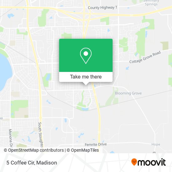 5 Coffee Cir map