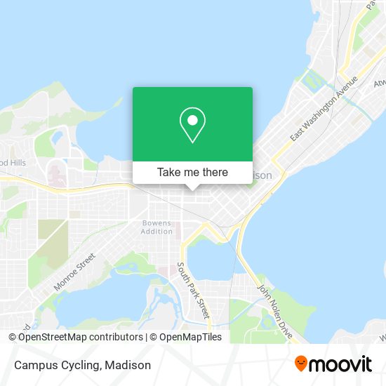 Campus Cycling map