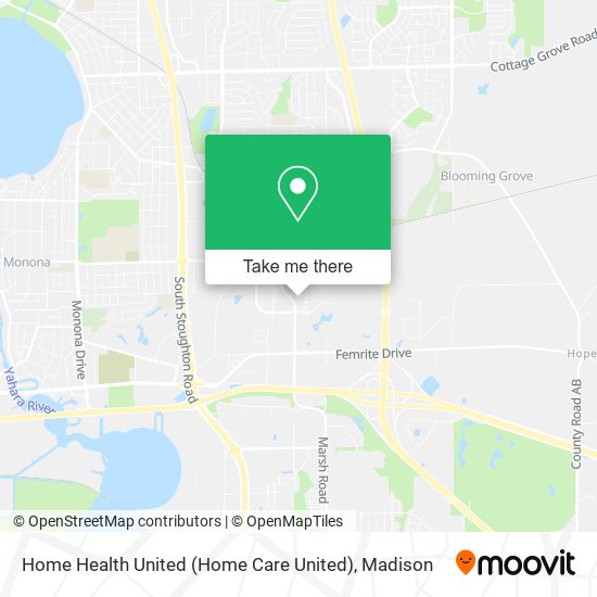 Mapa de Home Health United (Home Care United)