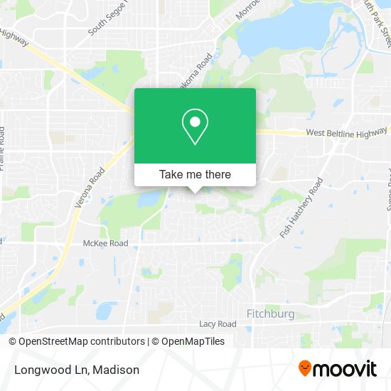 Longwood Ln map