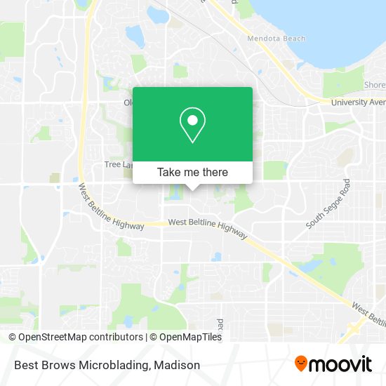 Best Brows Microblading map