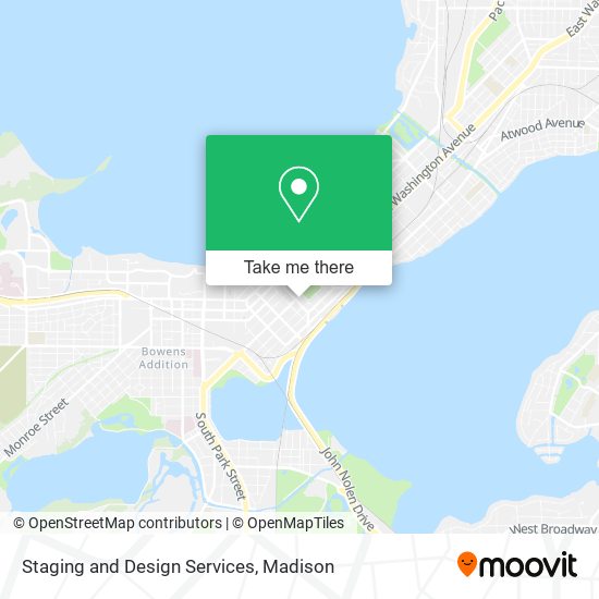 Staging and Design Services map