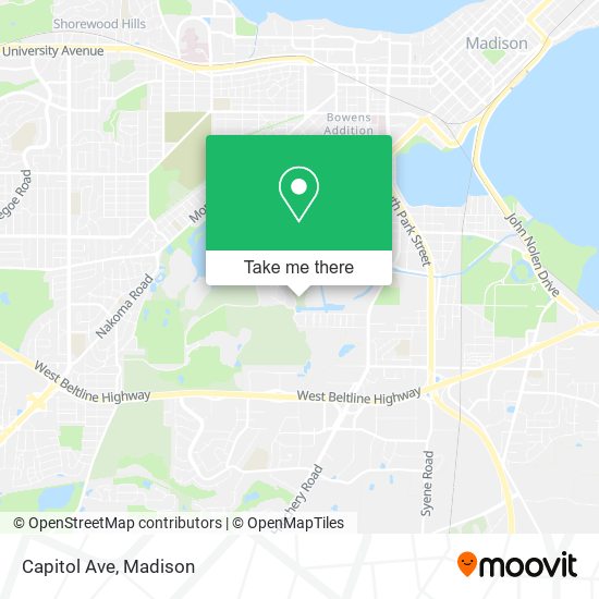 Capitol Ave map