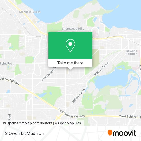 S Owen Dr map