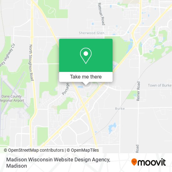 Madison Wisconsin Website Design Agency map