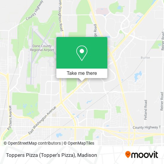Toppers Pizza (Topper's Pizza) map