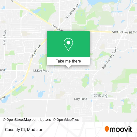 Cassidy Ct map