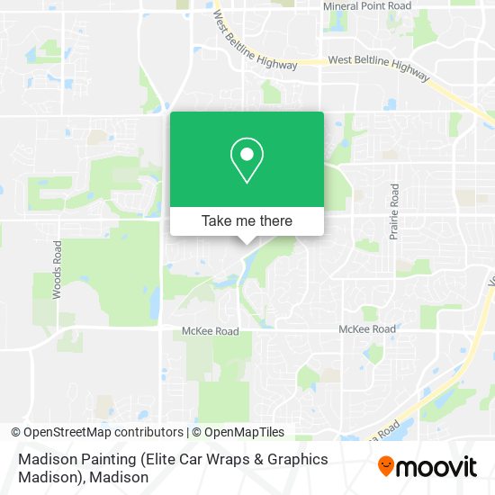 Mapa de Madison Painting (Elite Car Wraps & Graphics Madison)