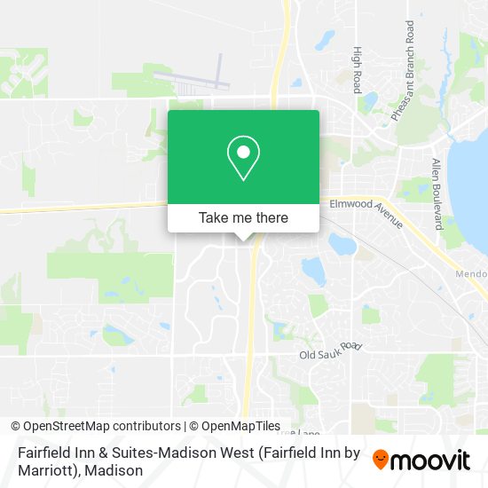 Mapa de Fairfield Inn & Suites-Madison West (Fairfield Inn by Marriott)