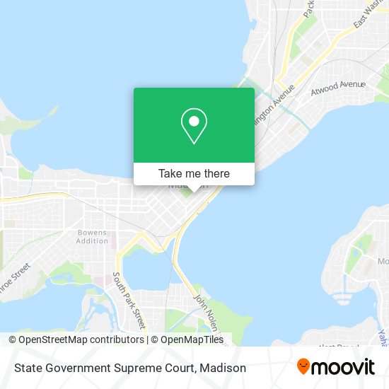 State Government Supreme Court map