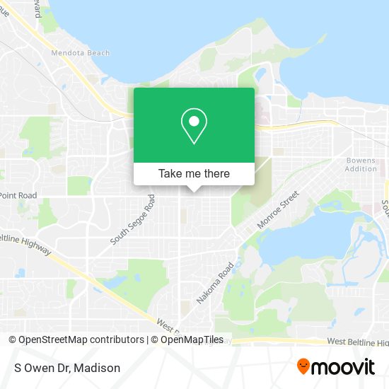 S Owen Dr map