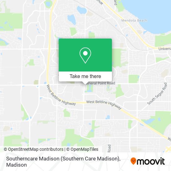 Southerncare Madison (Southern Care Madison) map