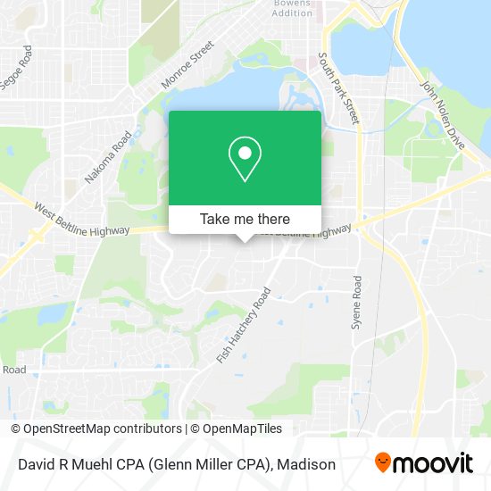 David R Muehl CPA (Glenn Miller CPA) map