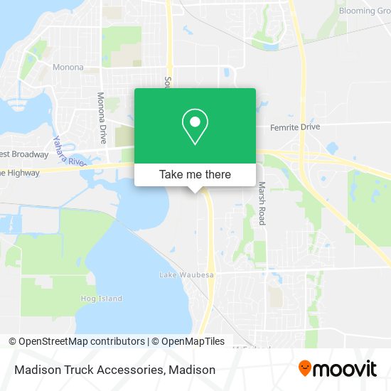 Madison Truck Accessories map