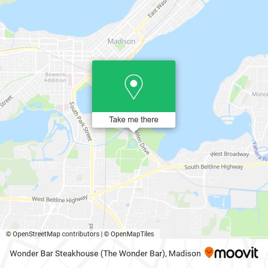 Mapa de Wonder Bar Steakhouse (The Wonder Bar)