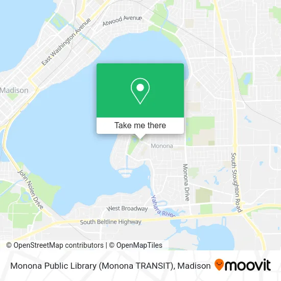Monona Public Library (Monona TRANSIT) map