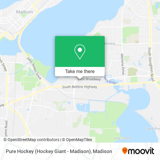 Mapa de Pure Hockey (Hockey Giant - Madison)
