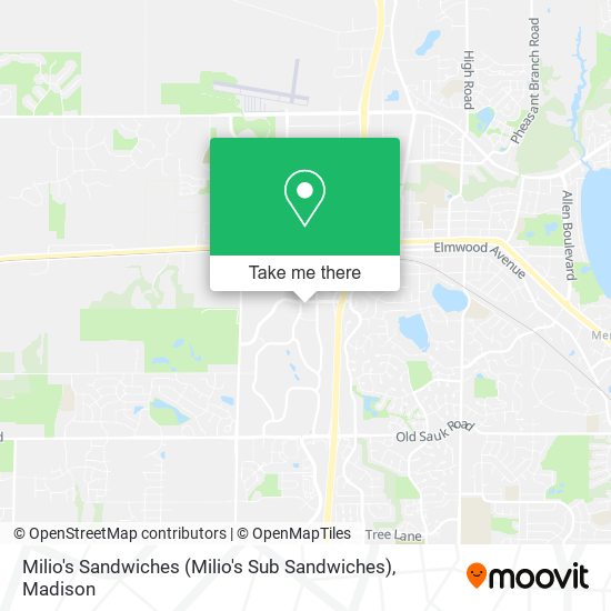 Milio's Sandwiches map