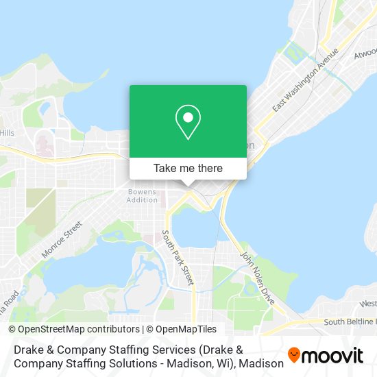 Mapa de Drake & Company Staffing Services (Drake & Company Staffing Solutions - Madison, Wi)