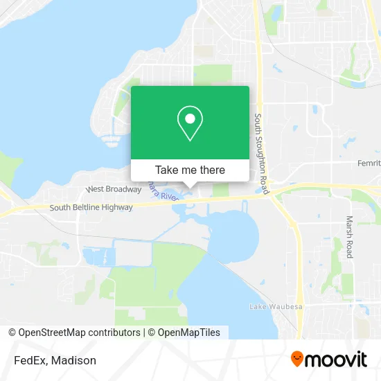 FedEx map