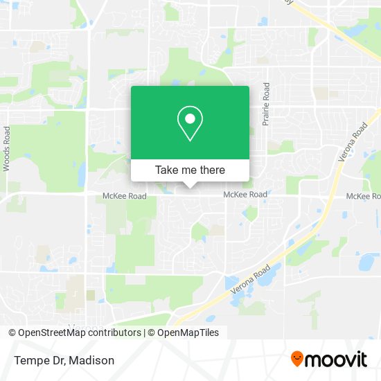 Tempe Dr map