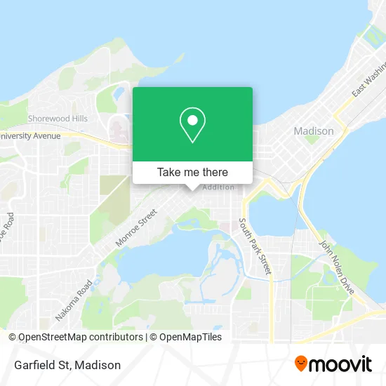 Garfield St map