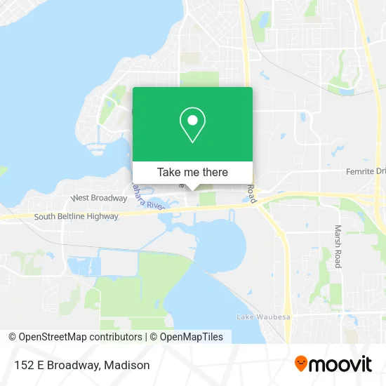 152 E Broadway map