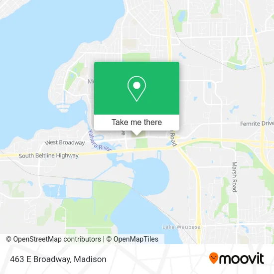 463 E Broadway map