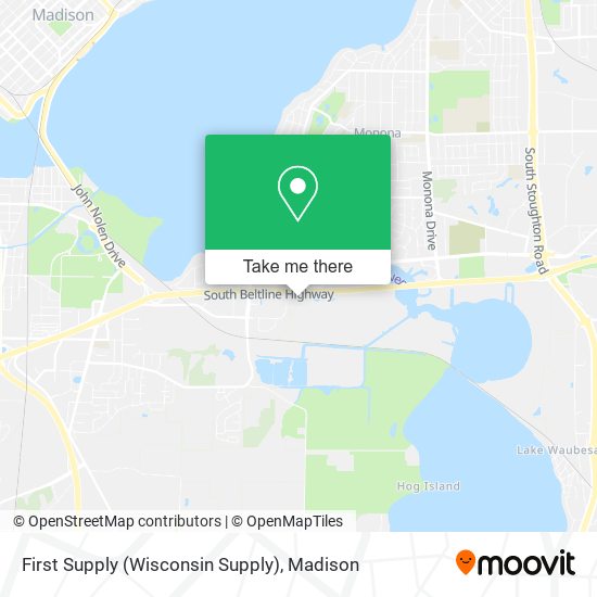 Mapa de First Supply (Wisconsin Supply)