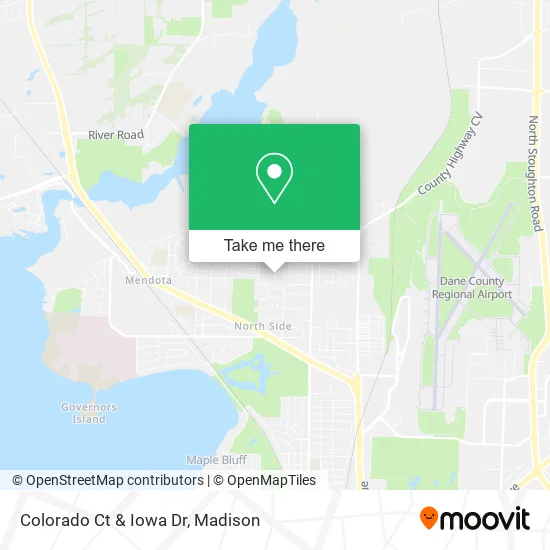Colorado Ct & Iowa Dr map