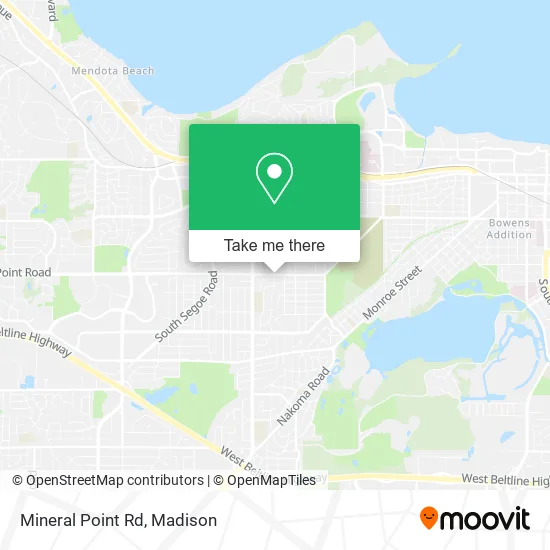Mapa de Mineral Point Rd