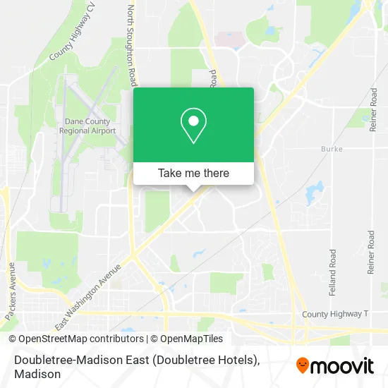 Mapa de Doubletree-Madison East (Doubletree Hotels)