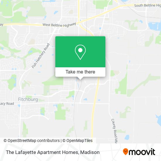 The Lafayette Apartment Homes map