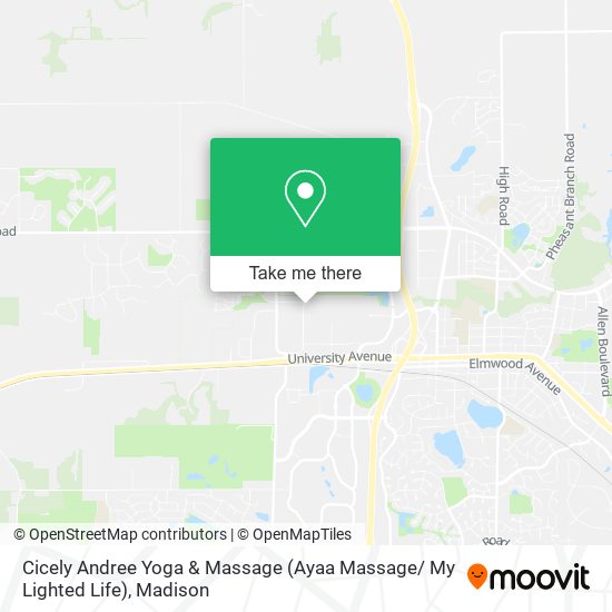 Mapa de Cicely Andree Yoga & Massage (Ayaa Massage/ My Lighted Life)