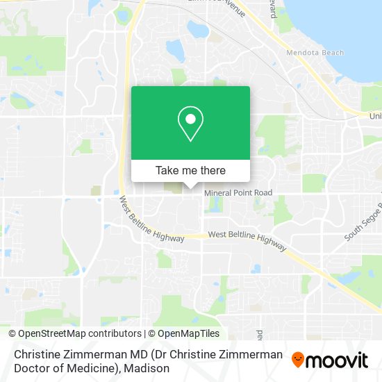 Christine Zimmerman MD (Dr Christine Zimmerman Doctor of Medicine) map