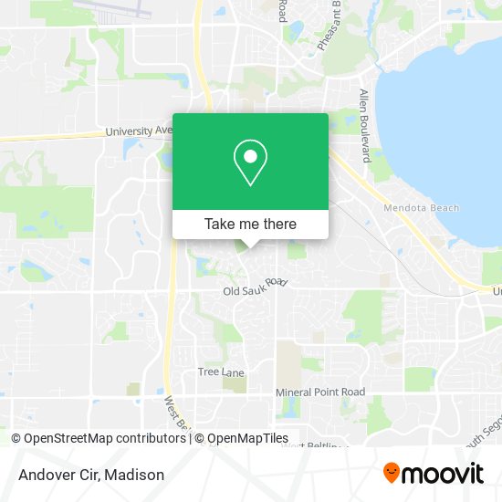 Andover Cir map