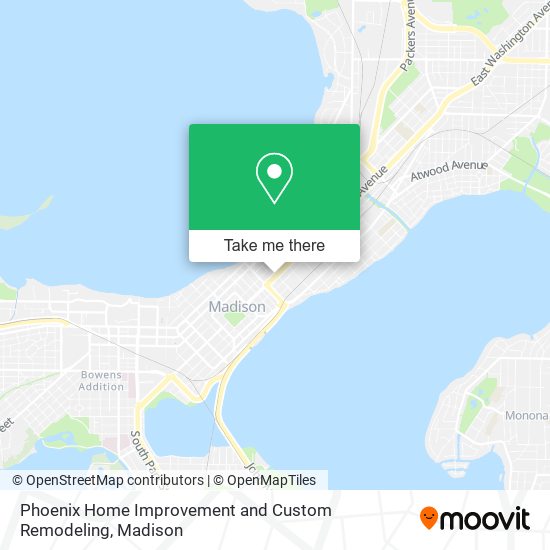 Phoenix Home Improvement and Custom Remodeling map