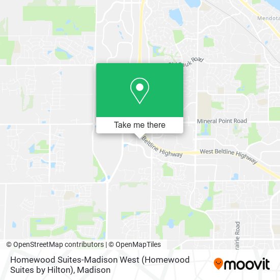 Homewood Suites-Madison West (Homewood Suites by Hilton) map