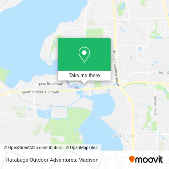 Rutabaga Outdoor Adventures map