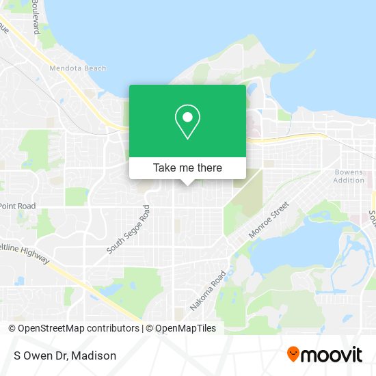 S Owen Dr map