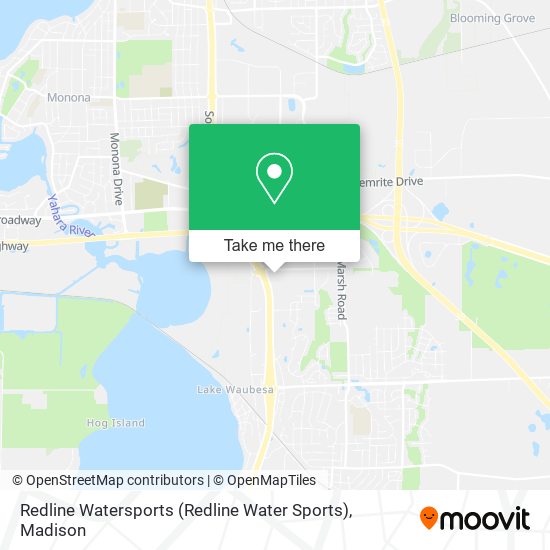 Redline Watersports (Redline Water Sports) map