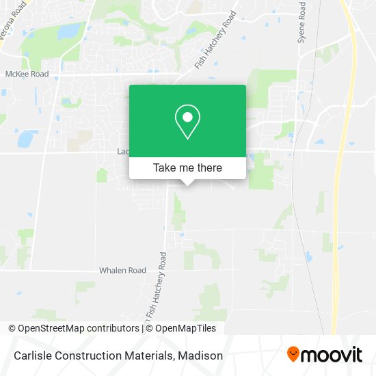 Carlisle Construction Materials map