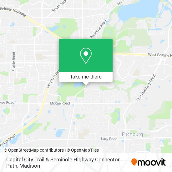 Capital City Trail & Seminole Highway Connector Path map