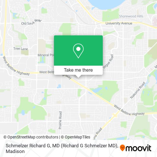 Schmelzer Richard G, MD map
