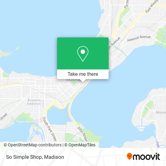 So Simple Shop map