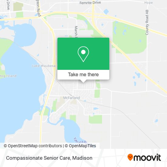 Compassionate Senior Care map