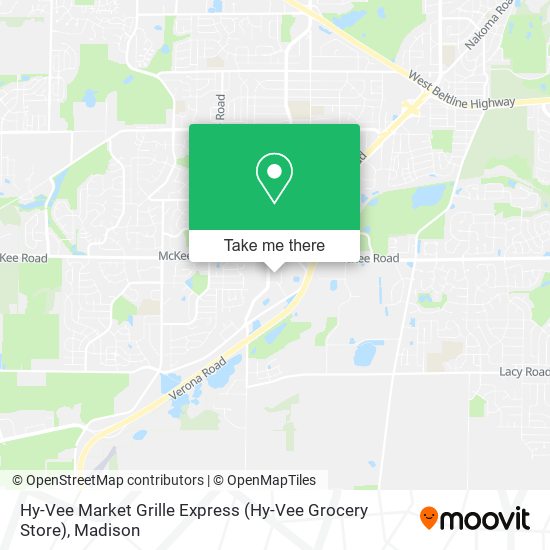 Hy-Vee Market Grille Express (Hy-Vee Grocery Store) map