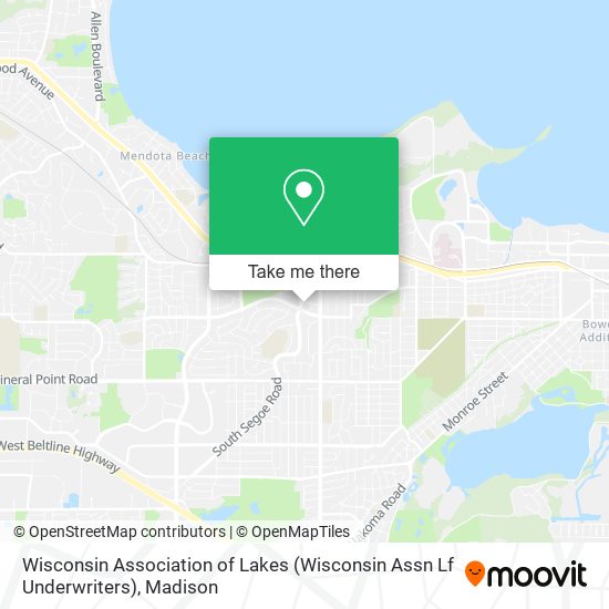 Mapa de Wisconsin Association of Lakes (Wisconsin Assn Lf Underwriters)