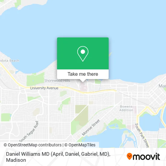 Daniel Williams MD (April, Daniel, Gabriel, MD) map